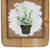 Natural Cutting Board Wooden Floral Wall Decoration - 10.5" - IMAGE 5