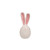 10.5" White and Pink Easter Big Ear Festive Bunny Statuette - IMAGE 1