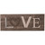 15.5" Brown Contemporary Valentine's Day Love Wall Sign - IMAGE 1
