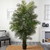 7.5' Artificial Areca Outdoor Palm Tree with Red Planter - IMAGE 3