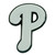 3.25" MLB Philadelphia Phillies 3D Chrome Metal Emblem Exterior Auto Accessory - IMAGE 1