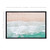 Framed Beach Wave Canvas Wall Art - 12" x 18" - Black - IMAGE 5