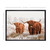 Highland Cattle Framed Wall Art - 24" x 32" - Black - IMAGE 5