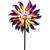 Mardi Gras Flower Outdoor Pinwheel Garden Stake - 4.5' - IMAGE 3
