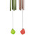 Pink and Green Bees Outdoor Garden Windchimes - 30" - Set of 2 - IMAGE 6