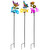 Solar Lighted Grow, Love and Hope Outdoor Garden Stakes - 35" - Set of 3 - IMAGE 3