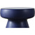 Ceramic Mushroom Outdoor Side Table - 16" - Navy Blue - IMAGE 3