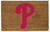 MLB Philadelphia Phillies Rectangular Coir Door Mat 29.5" x 19.5" - IMAGE 1