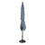 10ft Outdoor Patio Rectangle Market Umbrella with Black Push Button Tilt, Beige - IMAGE 6