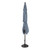 10ft Outdoor Patio Rectangle Market Umbrella with Black Push Button Tilt, Lemon Yellow - IMAGE 6