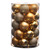 Shatterproof 3-Finish Christmas Ball Ornaments - 2.5" (60mm) - Gold - 30ct - IMAGE 4