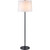 Tall Floor Lamp with Tapered Drum Shade - 61.75" - Matte Black - IMAGE 4