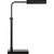 Swivel Table Lamp with Cylindrical Channel Shade - 20" - Matte Black - IMAGE 1