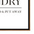 Laundry Wash, Dry, Fold and Put Away Framed Wall Art - 16" x 24" - Black and Brown - IMAGE 3