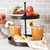 2 Tiered Metal Tabletop Tray - 12.5" - Black - IMAGE 2