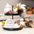 2 Tiered Metal Tabletop Tray - 12.5" - Black - IMAGE 3