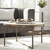 Modern Mango Wood Coffee Table - 30" - Beige and Gold - IMAGE 2