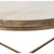 Modern Mango Wood Coffee Table - 30" - Beige and Gold - IMAGE 6