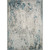 Distressed Rectangular Area Throw Rug - 5.25' x 7.25' - Blue and Gray - IMAGE 1