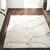 5.25' x 7.25'  Marble Stone Pattern Rectangular Area Throw Rug - White and Brown - IMAGE 1