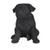 8" Sitting Pug Puppy Outdoor Garden Statue - IMAGE 1