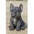 6.25" Sitting French Bulldog Puppy Outdoor Garden Statue - IMAGE 2