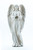 Standing Angel with Folded Hands Outdoor Garden Statue - 28" - White - IMAGE 2