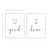 It's So Good To Be Home White Framed Canvas Wall Art - 24" x 32" - White - Set of 2 - IMAGE 5