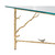 Square Glass Cocktail Table - 47.25" - Gold - IMAGE 6