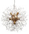 202" Clear and Gold 8-Light Starlight Pendant Chandelier - IMAGE 4