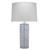 28.5" Blue and White Table Lamp with Cone Shape - IMAGE 1