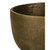 Small Metal Round Footed Bowl - 6" - Brass Finish - IMAGE 3