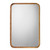 36" Gold Leaf Metal Rectangular Frame Wall Mirror - IMAGE 1