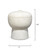 Large Marble Storage Bowl with Lid - 7.25" - White - IMAGE 4