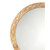 Wood Carved Round Vanity Wall Mirror - 36" - Beige - IMAGE 3