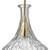 8” Vintage Carafe Style Clear Glass Pendant Ceiling Light Fixture with Brass Hardware - IMAGE 1