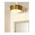 14" Brass Flush Mount Ceiling Light with Diffuser - IMAGE 2
