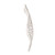 Large Leaf Wall Decoration - 20.5" - White