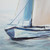 Watercolor Sailboat Canvas Wall Art - 19.5" x 15.75" - IMAGE 5