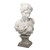 22" White Traditional Bust Statue of Women - IMAGE 1