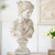 22" White Traditional Bust Statue of Women - IMAGE 2