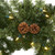 6' x 10” Pre-Lit Pinecone Artificial Christmas Garland, Clear LED Lights - IMAGE 4