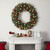 Pre-Lit Frosted Artificial Christmas Wreath, 48-Inch, LED Lights - IMAGE 3