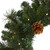 Pre-Lit Pinecone Artificial Christmas Wreath, 20-Inch, Warm Clear Lights - IMAGE 3