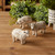 Distressed Farm Animal Tabletop Figurines - 5.75" - Set of 3 - IMAGE 2