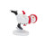 Snowman on Skates Christmas Tabletop Decorations - 5.5" - Red and White - IMAGE 4