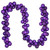 3-Finish Shatterproof Ball Christmas Garland - 6' x 3.5" - Purple - Unlit - IMAGE 1