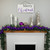 3-Finish Shatterproof Ball Christmas Garland - 6' x 3.5" - Purple - Unlit - IMAGE 2