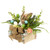 Boxed Floral Arrangement with Bunny Easter Decoration - 12" - IMAGE 4