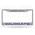 6" x 12" Purple and Gray College Kansas State Wildcats License Plate Cover - IMAGE 1